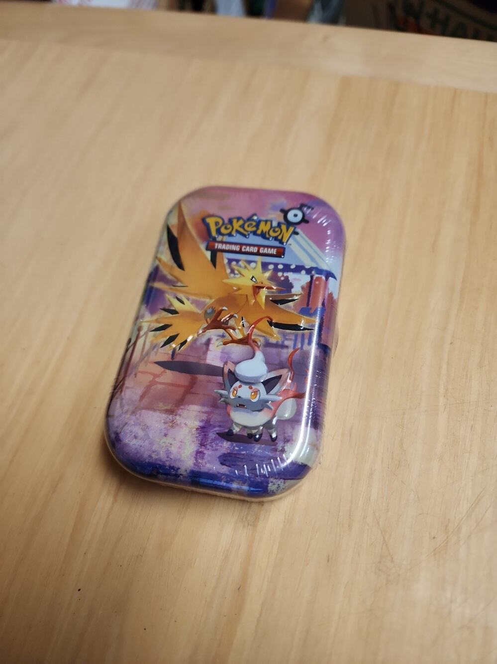 Pokemon 30th Celebration Mini Tin Zapdos Hisuian Zorua Factory Sealed TCG